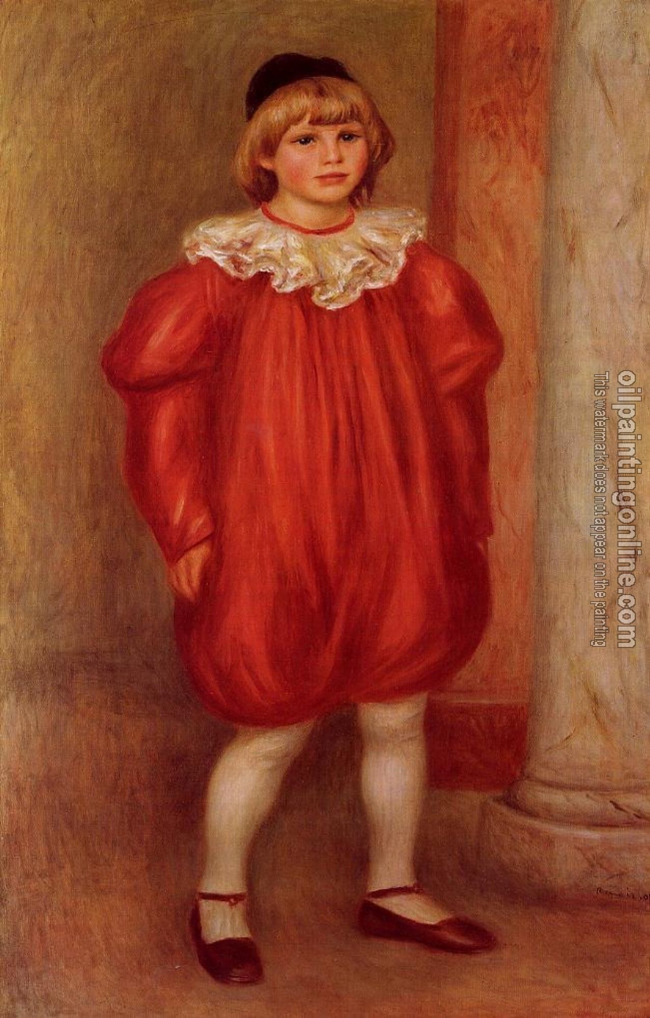 Renoir, Pierre Auguste - Claude Renoir in Clown Costume